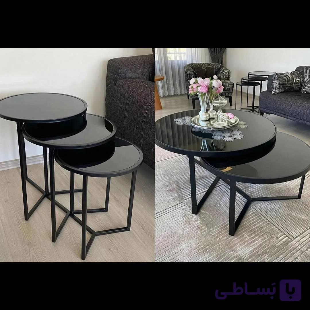 جلومبلی و عسلی پنج تکه کمجا مدل بنزی — تصویر 1