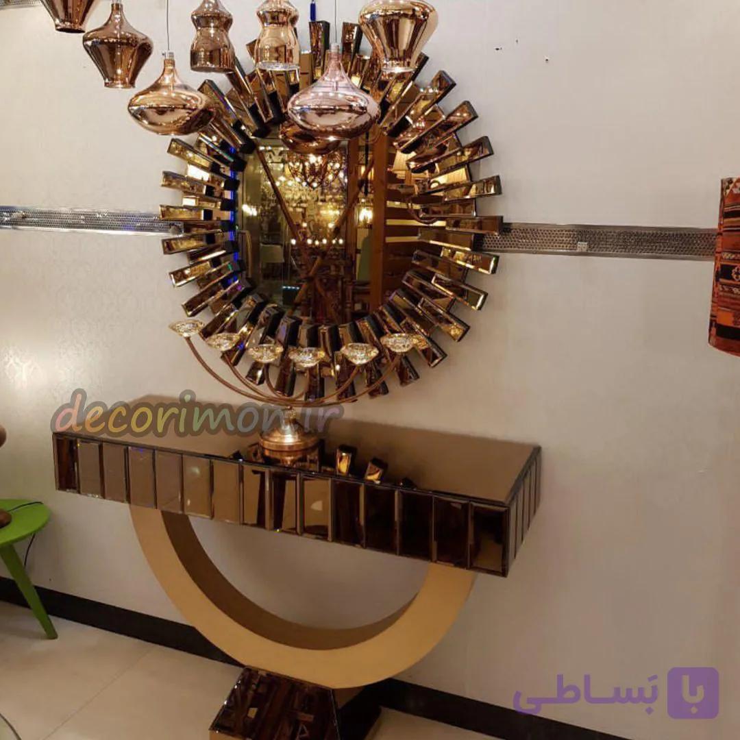 آینه کنسول آینه ای مدل ونوس — تصویر 1