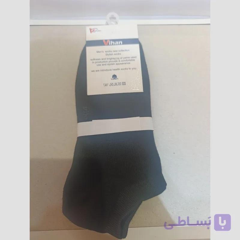 جوراب مچی مشکی نخ هندی اعلا