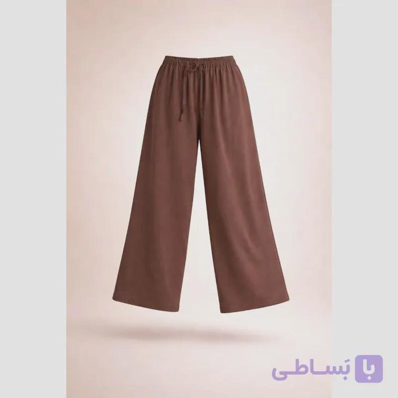 شلوار زنانه بگ پارچه سوفیا قواره بزرگ