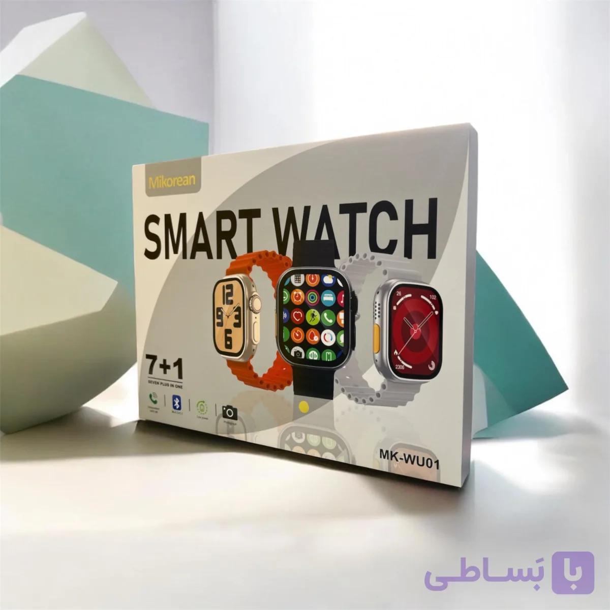 ساعت هوشمند Mikorean MK-WU01 با Bluetooth 5.3 و قابلیت تماس — تصویر 1