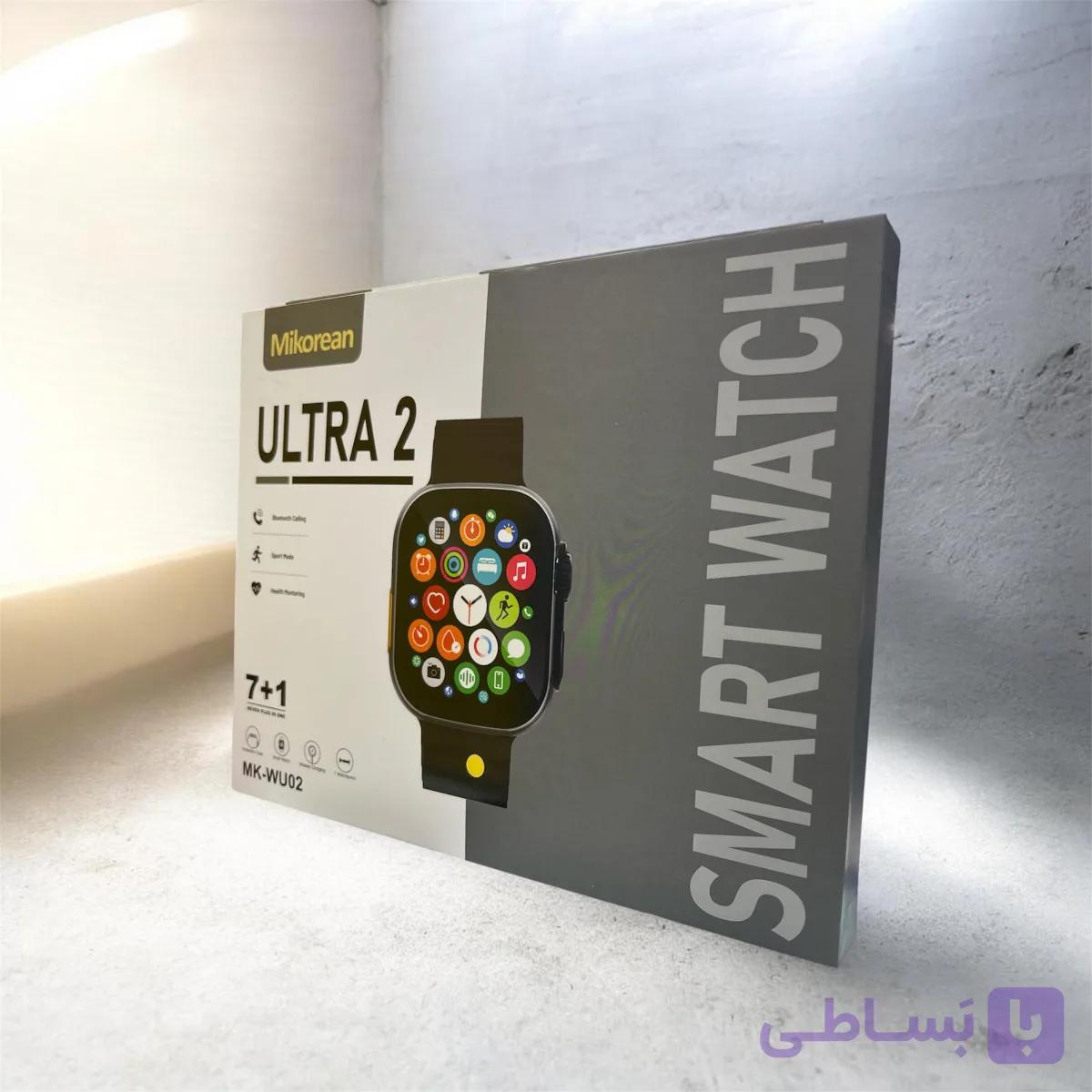 ساعت هوشمند Mikorean MK-WU02 Ultra 2 با قابلیت تماس بلوتوثی — تصویر 1