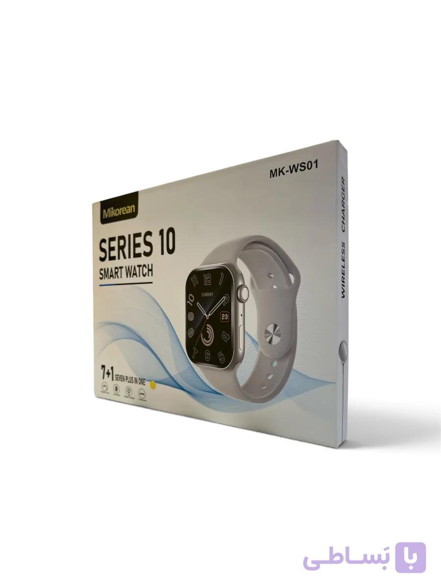 ساعت هوشمند Mikorean Series 10 MK-WS01 با قابلیت تماس و شارژ بی‌سیم — تصویر 1