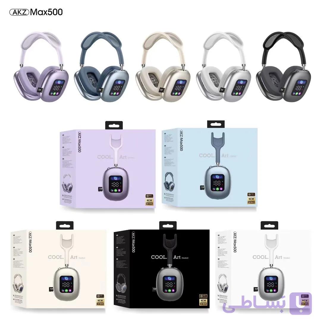 هدست بلوتوث AKZ Max500 | طرح ایرپاد مکس با کنترل چرخشی — تصویر 1