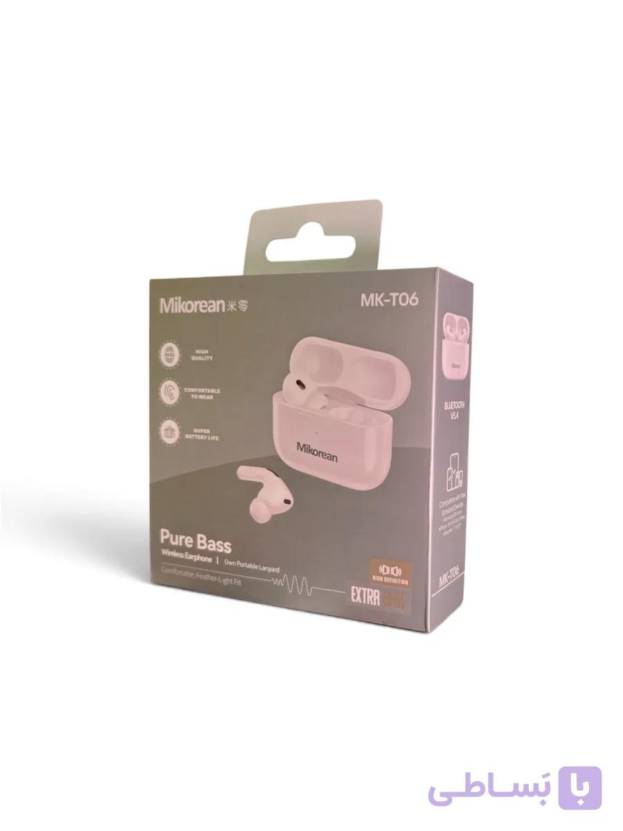 ایرپاد Mikorean MK-T06 | بلوتوث 5.4، صدای Extra Bass و شارژدهی 8 ساعت — تصویر 1
