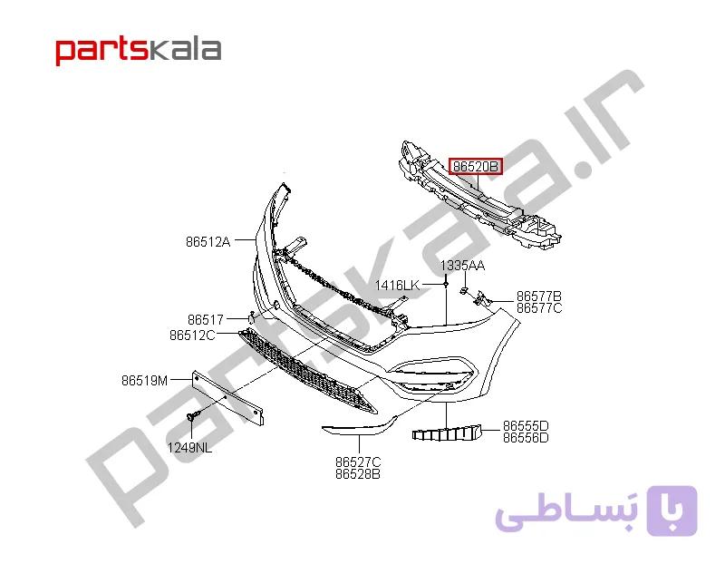 فوم‌ سپر جلو توسان TL