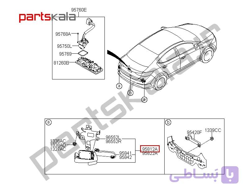 رادار نقطه‌ کور چپ النترا NEW