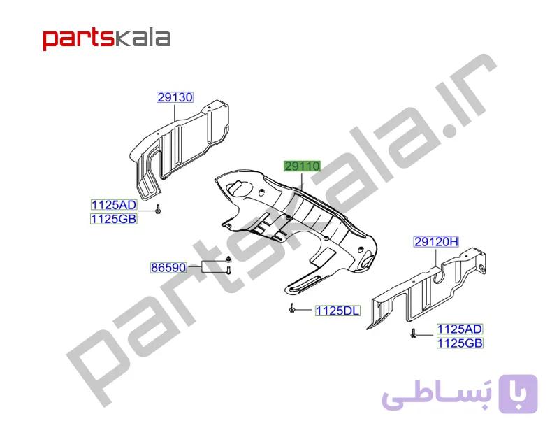سینی زیرموتور توسان‌ JM