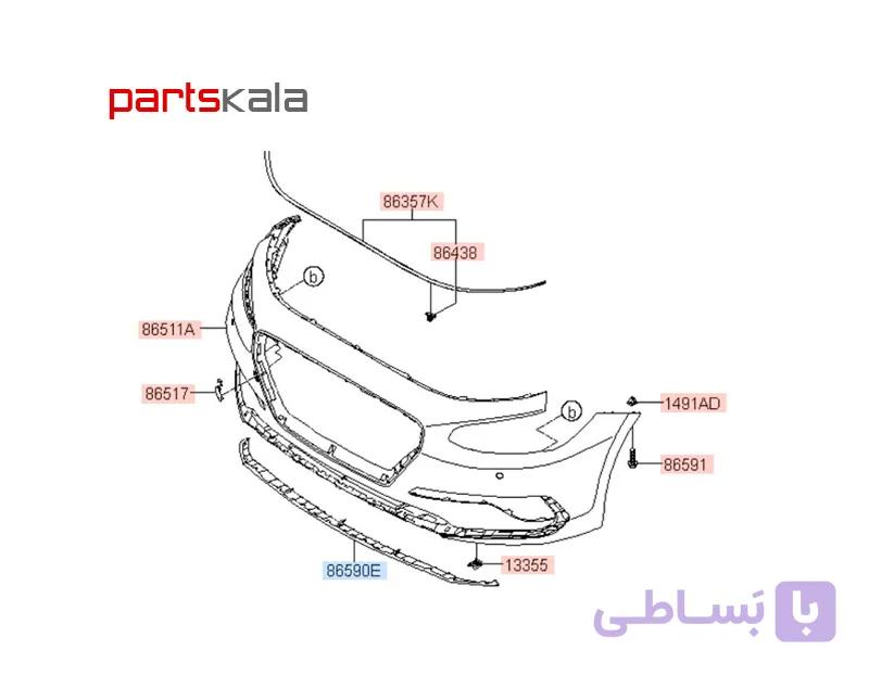سپر جلو آزرا گرنجور
