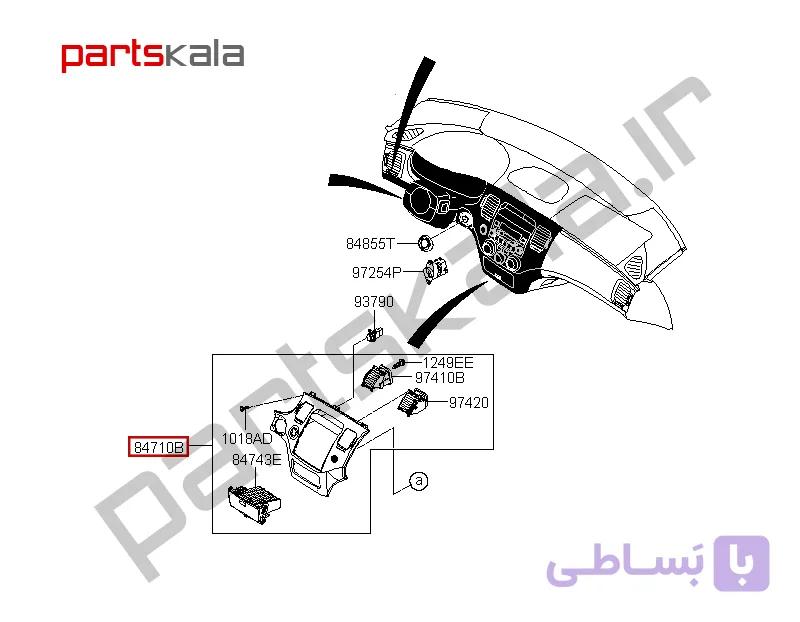 قاب دور ضبط آزرا قدیم