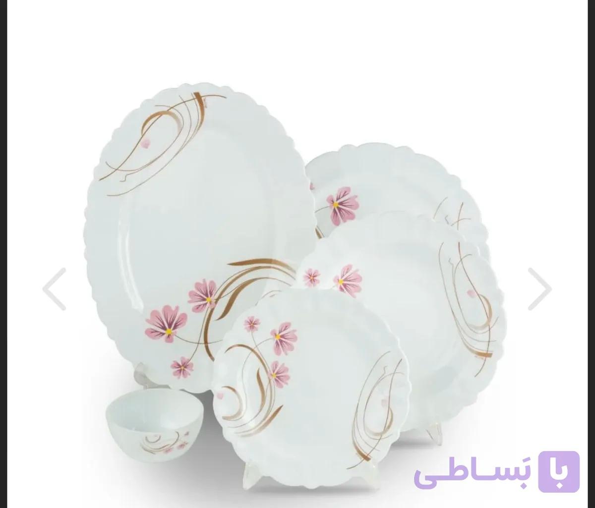 سرویس ارکوپال ۲۵ پارچه ایروپال مدل صنم صورتی