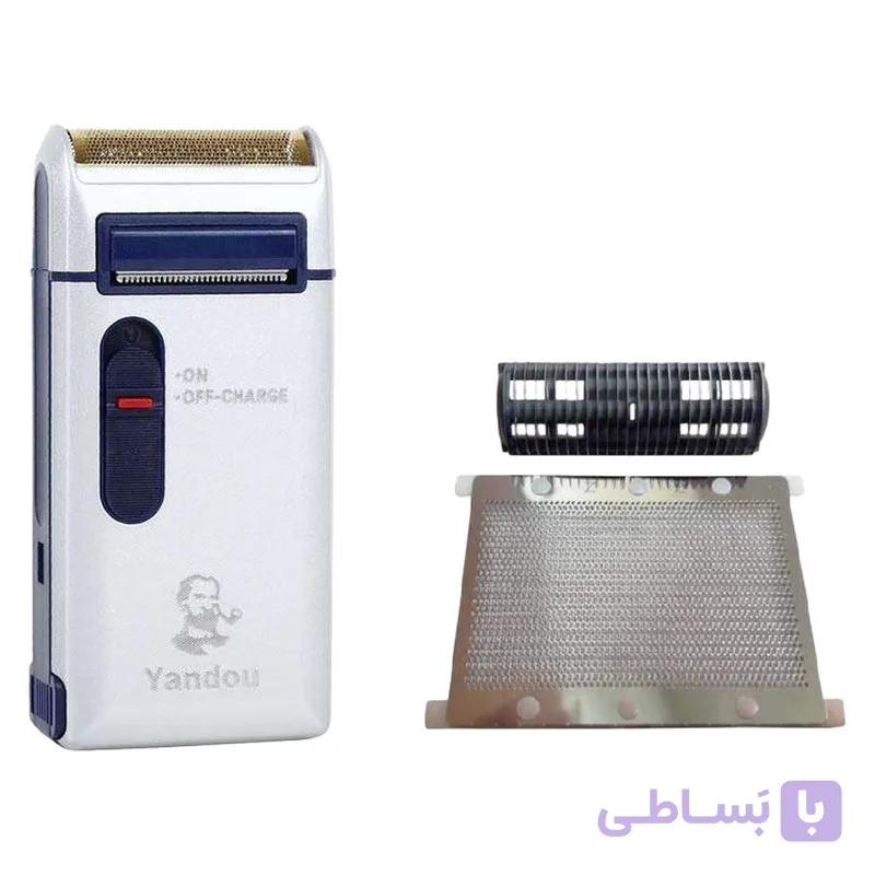 ماشین اصلاح موی صورت یاندو مدل Sv-w301u به همراه تیغه و توری یدک