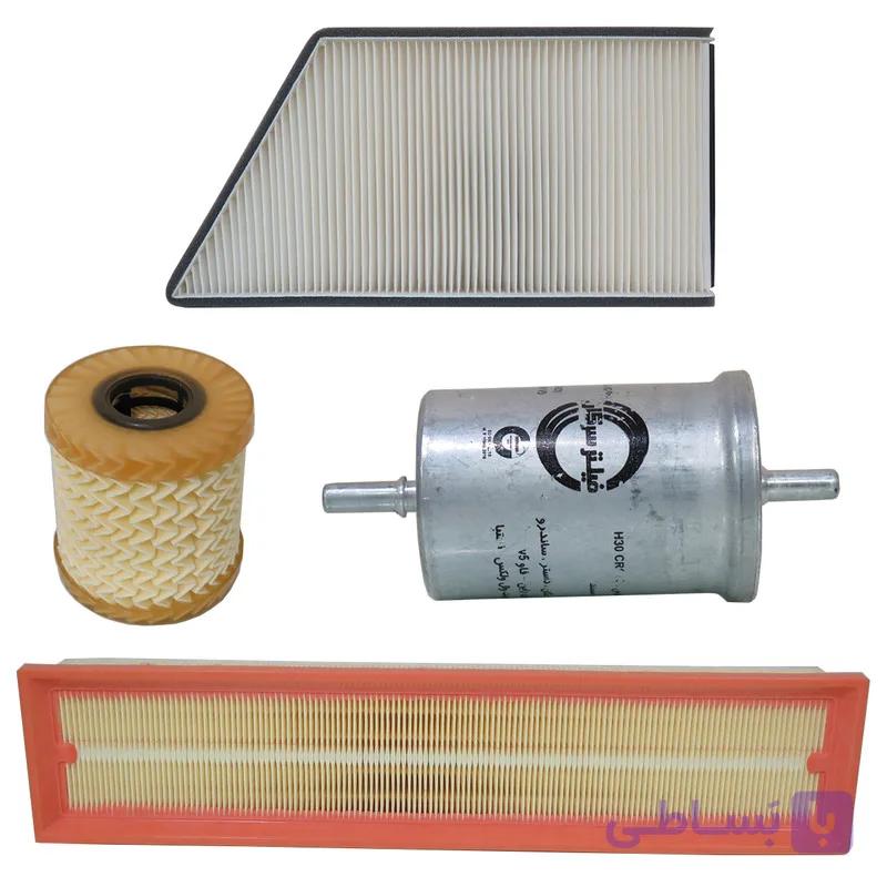 فیلتر هوا خودرو سرکان مدل SF1223 به همراه فیلتر روغن سرکان xu7