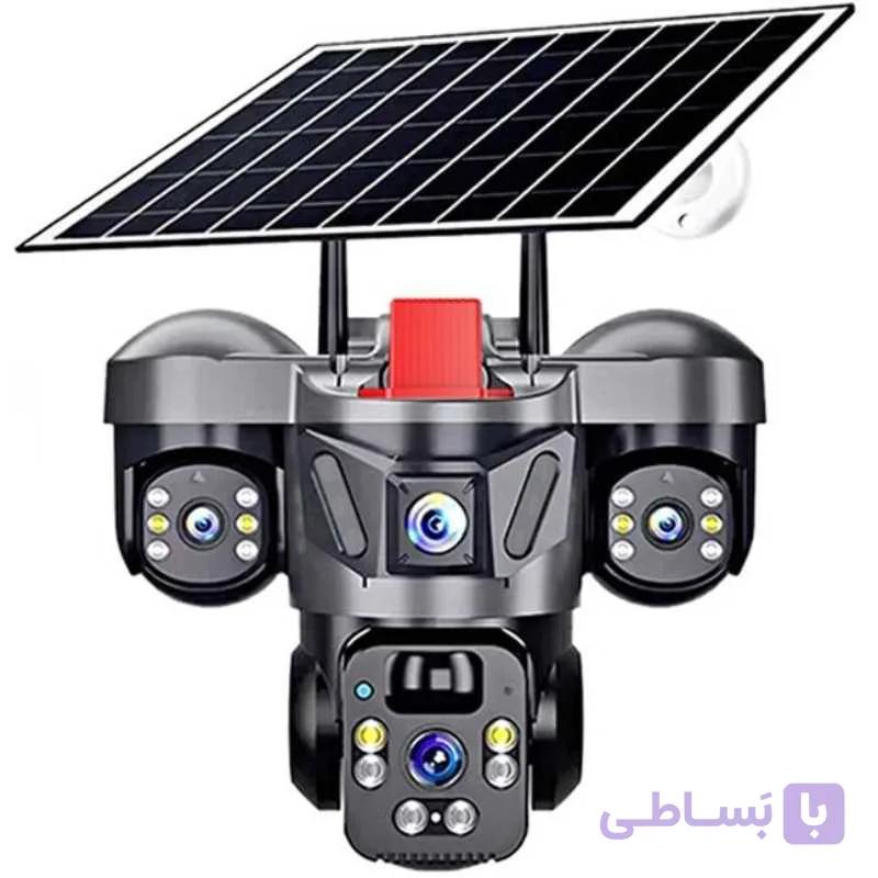 دوربین سیم کارتی ۳ لنز ۳ تصویر شارژی با پنل خورشیدی مدل X3 اصلی — تصویر 1