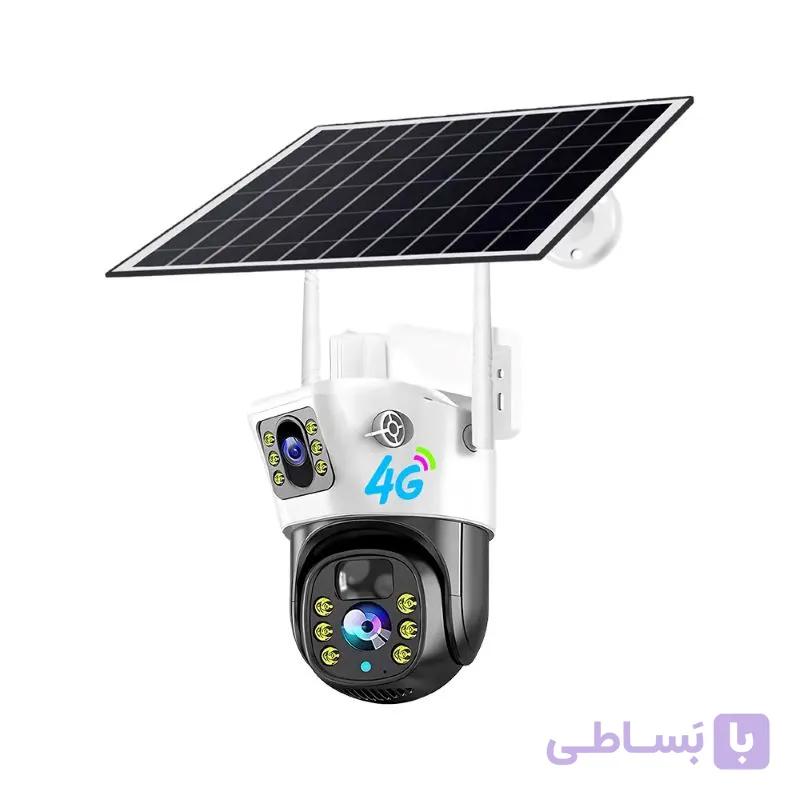 دوربین اسپید دام دو لنز 4K خورشیدی سیم کارتی مدل DA808 — تصویر 1