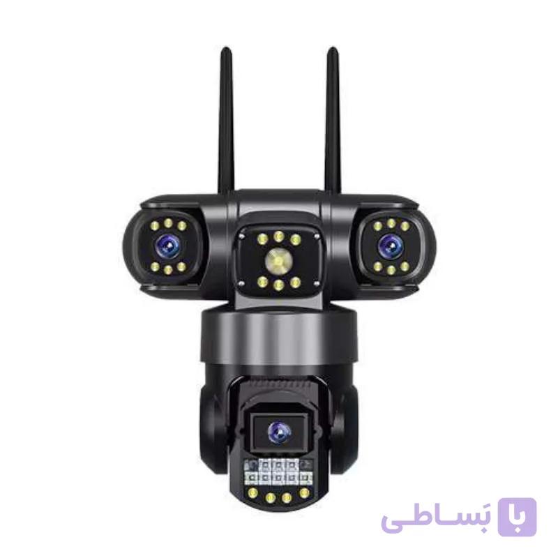 دوربین ۳ لنز چرخشی سیمکارتی ۱۲ مگاپیکسل S388V قابل تنظیم بدون برق اظطراری