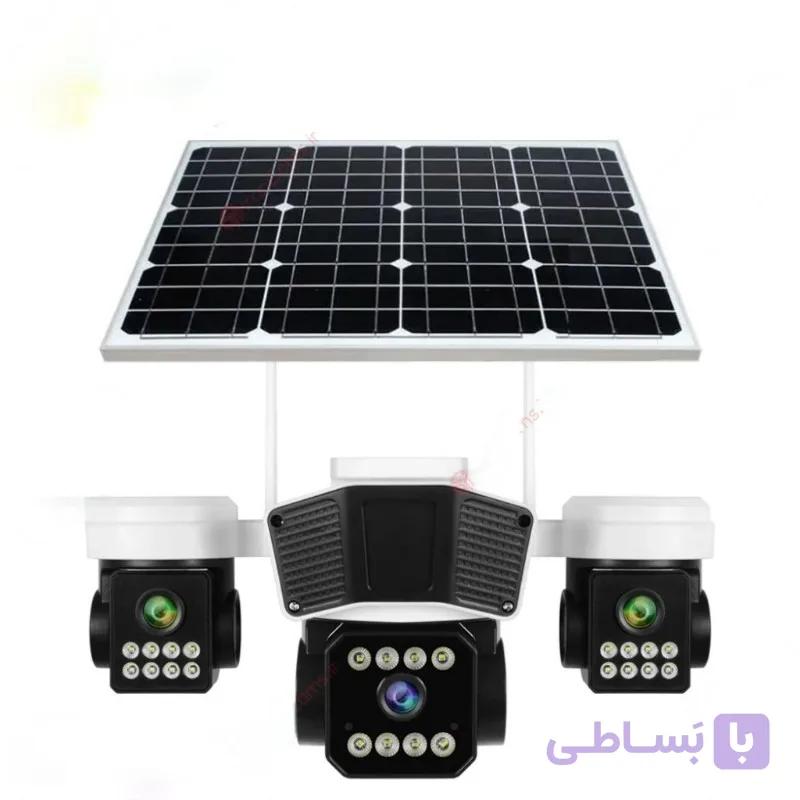 دوربین امنیتی خورشیدی O-KAM PRO مدل TL3 سه لنز چرخشی