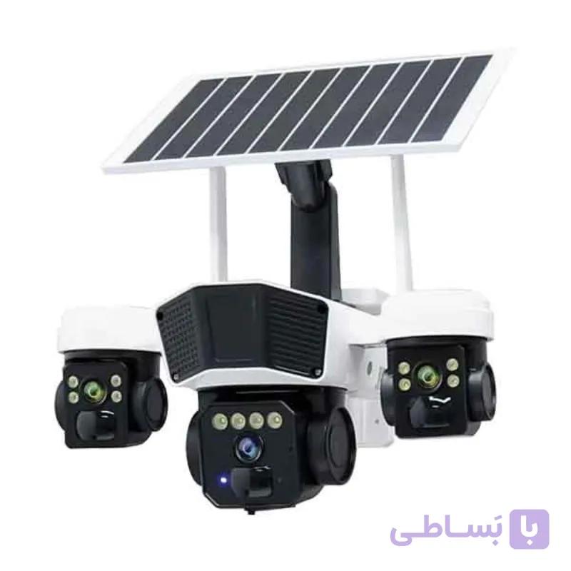 دوربین خورشیدی مدل TLP سیمکارتی 4 مگاپیکسل (3لنز چرخشی) — تصویر 1