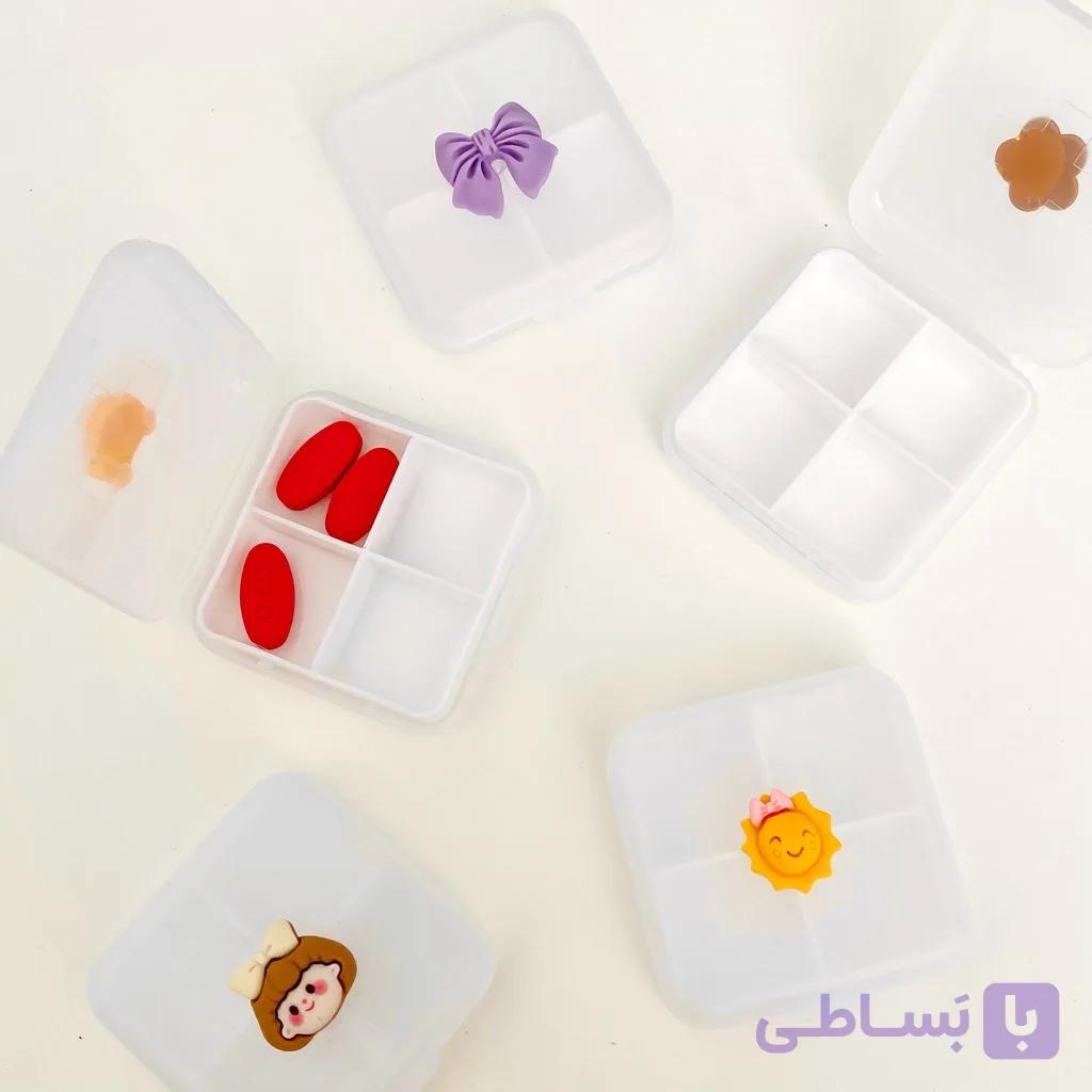 جعبه قرص و داروی تقسیم بندی شده فانتزی — تصویر 1