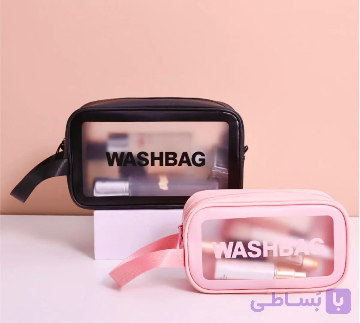 کیف آرایشی واش بگ دو زیپ (washbag) — تصویر 1