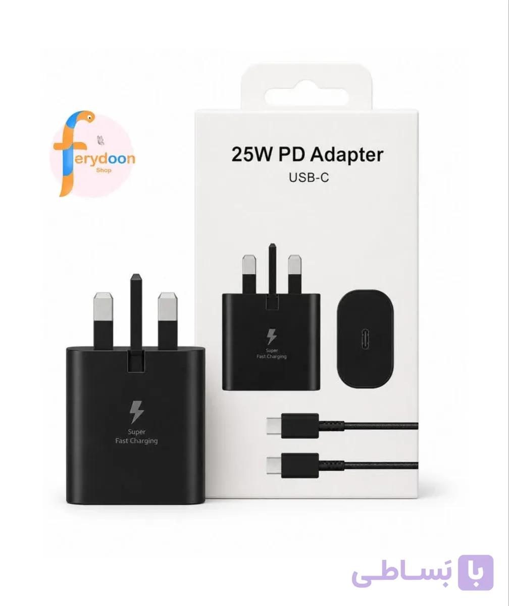 شارژر 25 وات مدل EP-TA800 مشابه اورجینال با گارانتی — تصویر 1