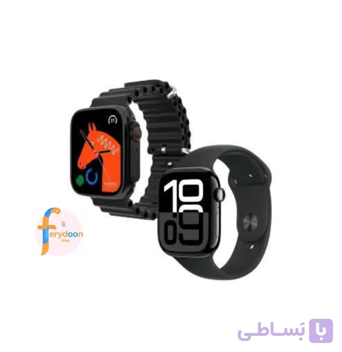 ساعت هوشمند طرح اپل واچ KW36 MAX با ۷ بند متنوع — تصویر 1