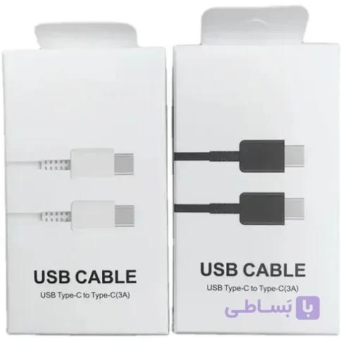 کابل شارژ تایپ سی سامسونگ مدل S25 طول ۱ متر با توان ۴۵ وات
