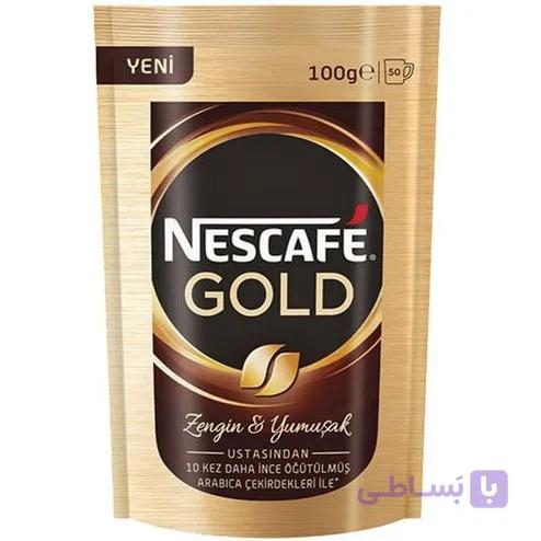 قهوه فوری نسکافه گلد 100 گرم پاکتی (شدت 7 از 10 )