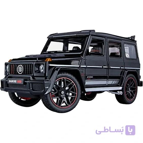 ماشین اسباب بازی بنز جی کلس رنگ مشکی درب باز شو — تصویر 1