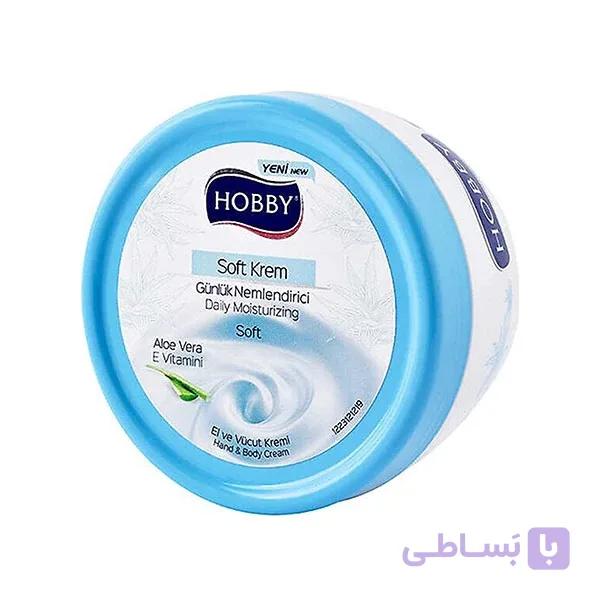 کرم مرطوب کننده هوبی با عصاره آلوئه ورا حجم ۲۵۰ میل