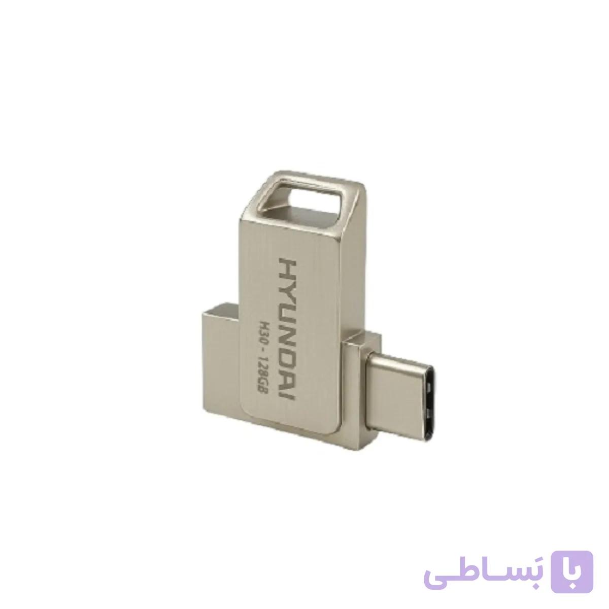 فلش مموری هیوندای مدل H30 3.2 ظرفیت 128 گیگابایت با رابط USB 3.2