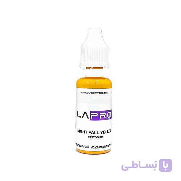 رنگ تاتو لاپرو زرد NIGHIT FALL YELLOW