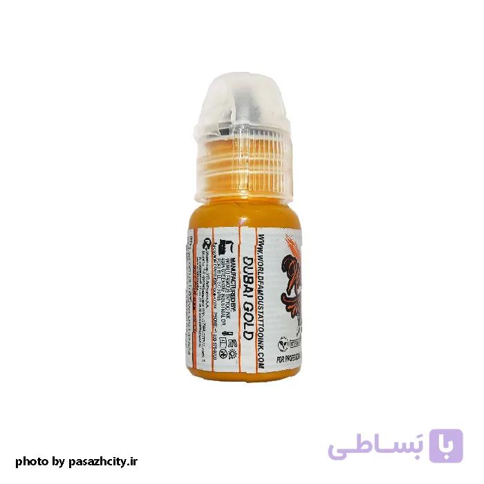 رنگ تاتو ورد فیمس زرد DUBAI GOLD