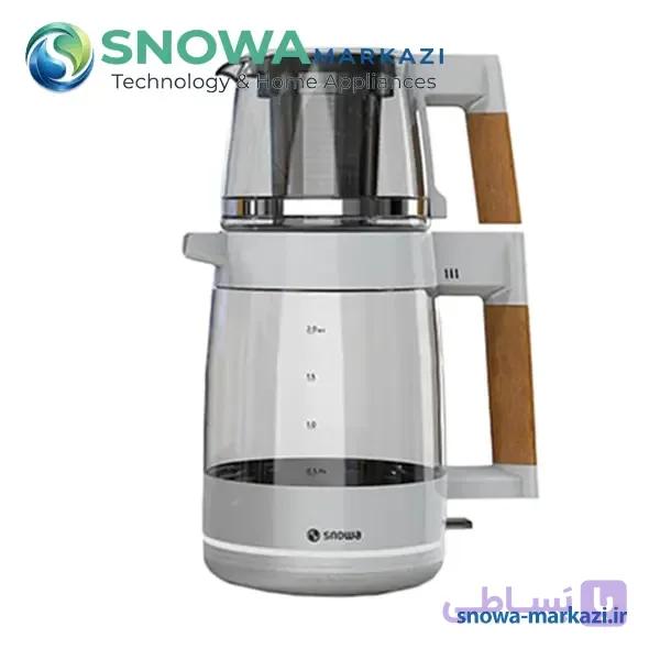 چای ساز اسنوا سفید مدل STM-G1800WE — تصویر 1