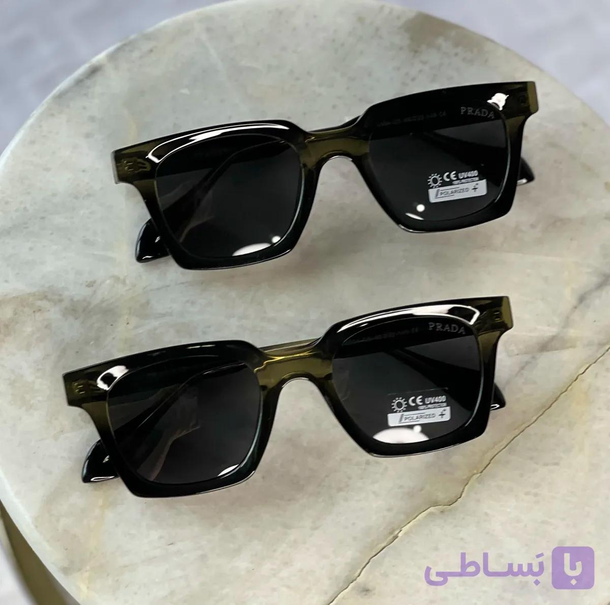 خرید عینک Prada فریم مربع UV400 زنانه و مردانه