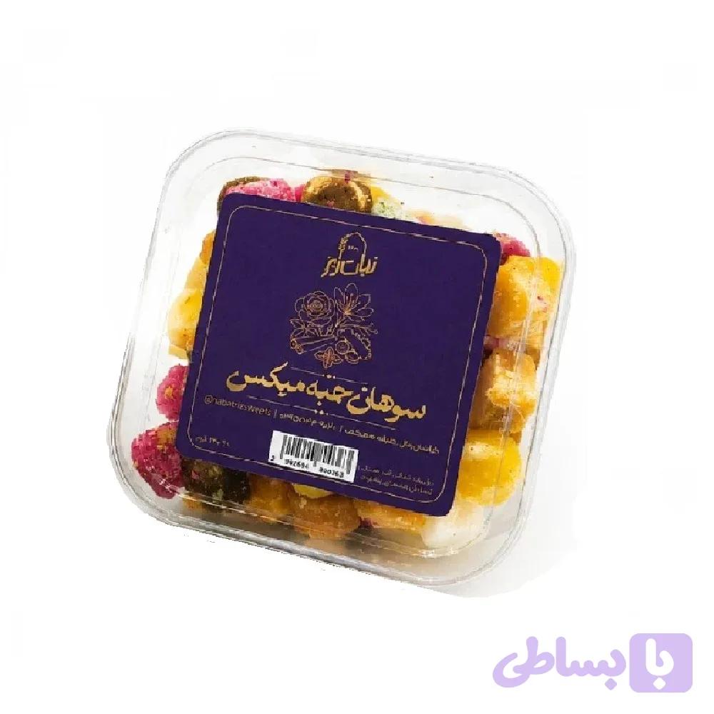 سوهان چای حبه مخلوط نبات ریز – 240 گرم — تصویر 1