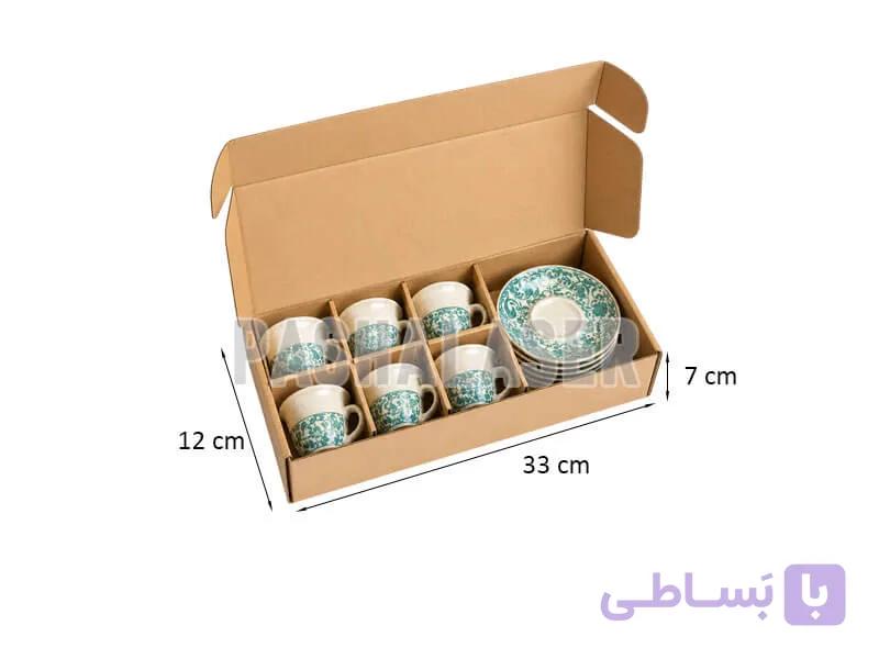 کارتن کیبوردی مقسم‌دار (بسته 50 عددی) کد 39329 — تصویر 1