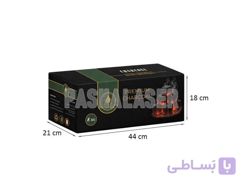 کارتن آماده زغال ۶ تا ۸ کیلویی (بسته 500 عددی) کد 39326