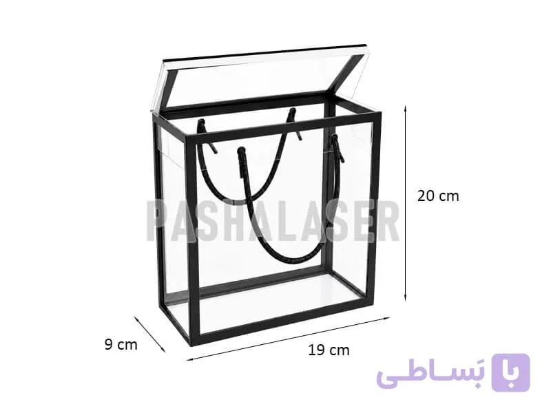 بگ طلقی مشکی (19x9x20 سانتی) کد 39333