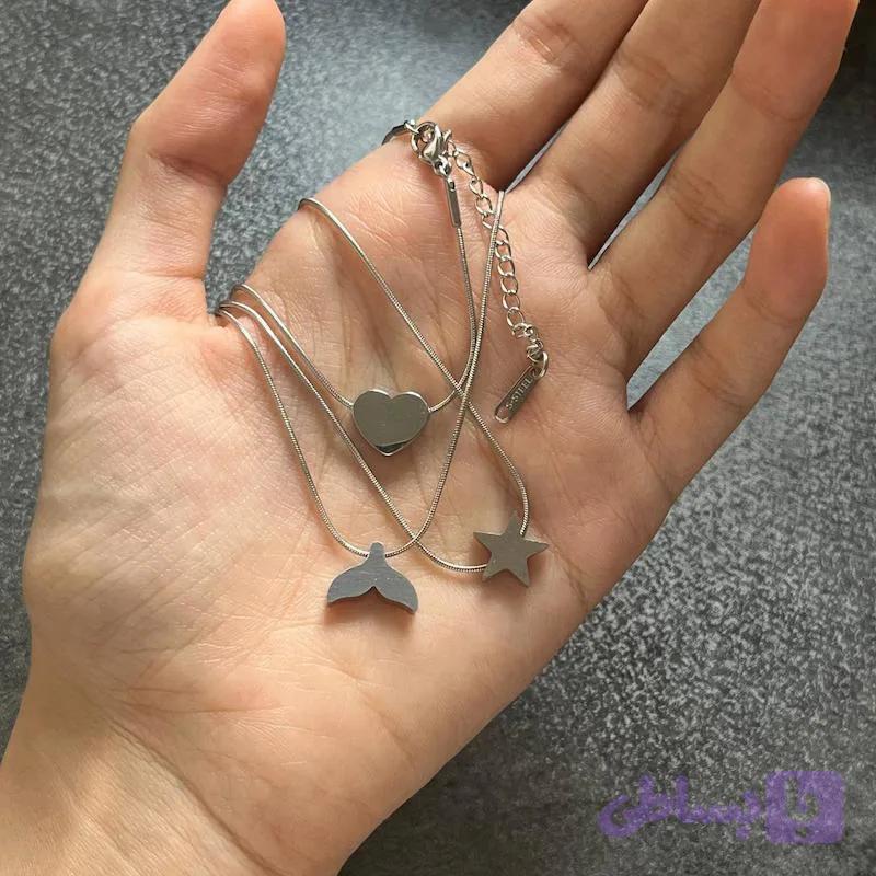گردنبند مینیمال استیل - ونتیا استایل — تصویر 1
