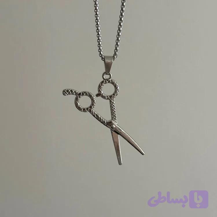 گردنبند طرح قیچی — تصویر 1