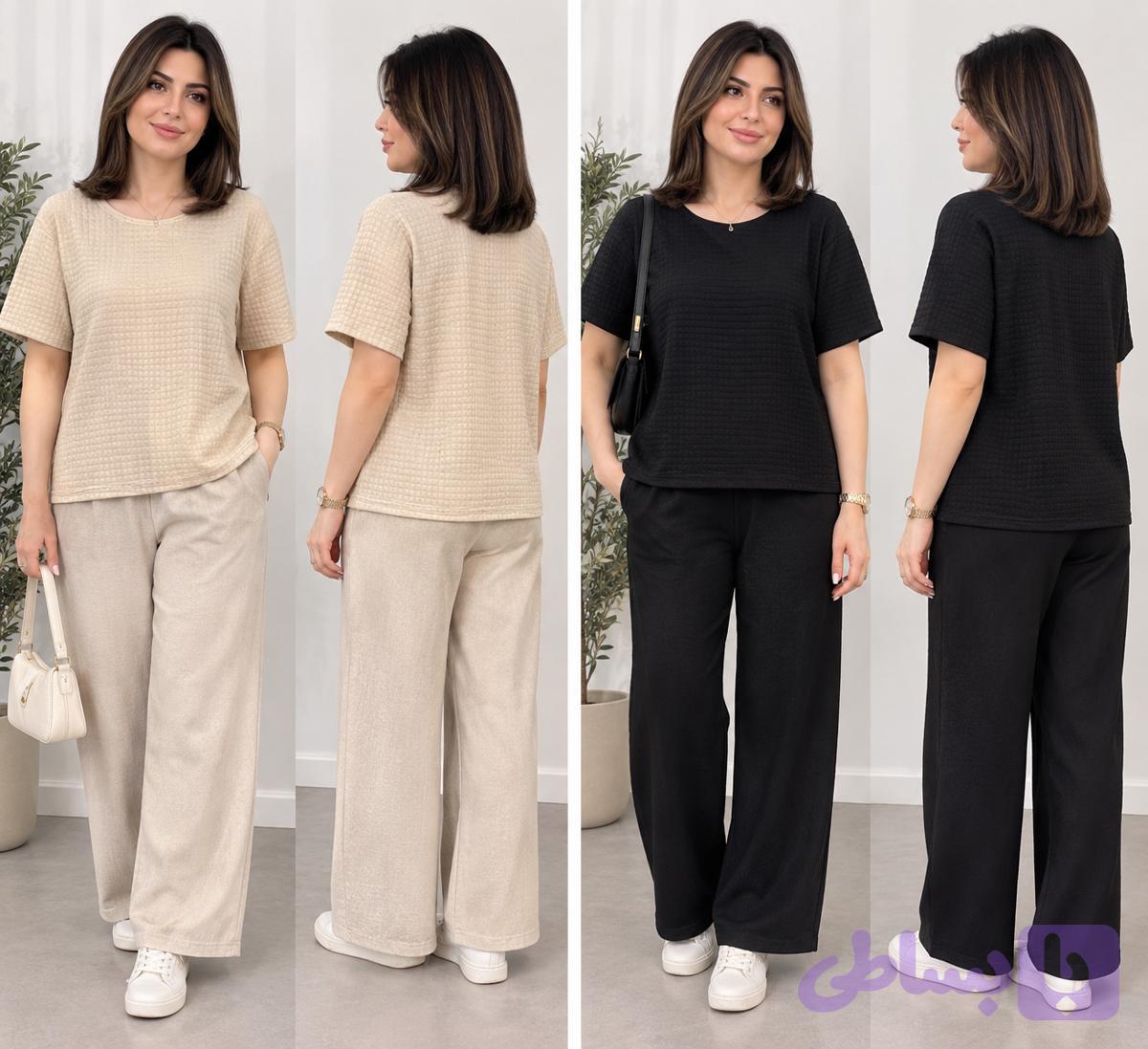 بلوزدورس باکسی یقه گرد با قد ۷۰