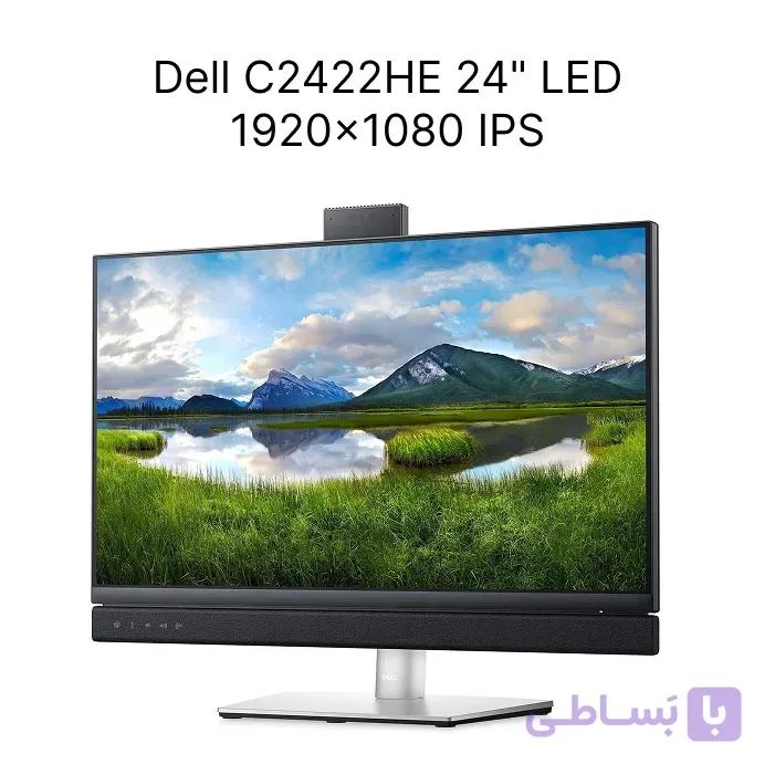 مانیتور استوک فریم لس Dell C2422HE | 24 اینچ | IPS | Full HD | USB-C — تصویر 1