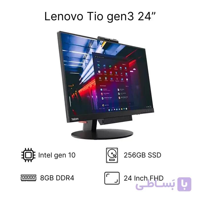 آل این وان استوک Lenovo ThinkCentre TIO 22 Gen 3 نسل 10 | رم 8GB و حافظه 256GB — تصویر 1