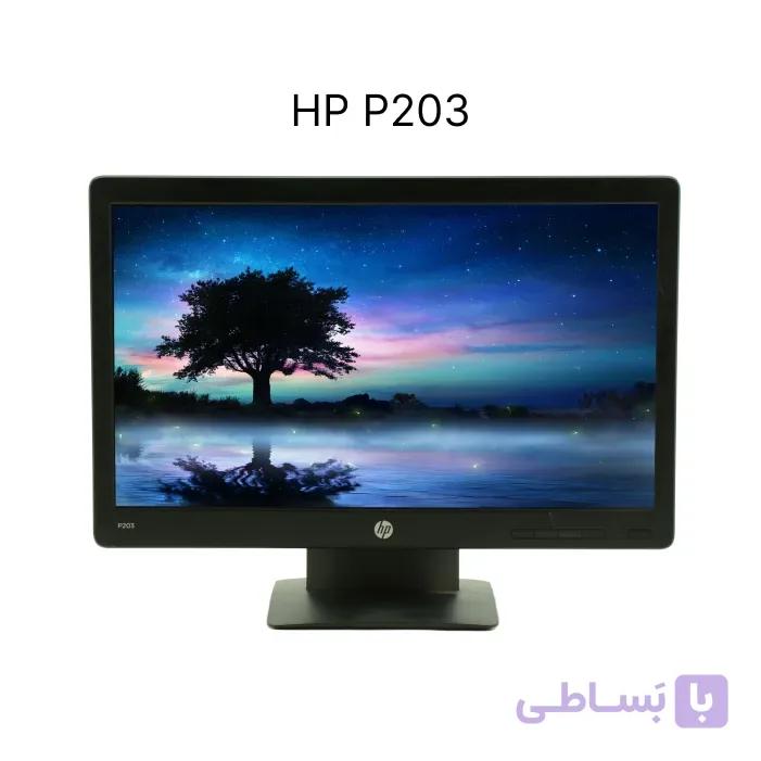 مانیتور استوک HP P203 | 20 اینچ | HD+ | VA | VGA | DisplayPort — تصویر 1