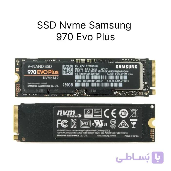 اس اس دی اینترنال استوک Samsung 970 Evo Plus مدل MZ-V7S250 2280 ظرفیت 250 گیگابایت NVMe — تصویر 1