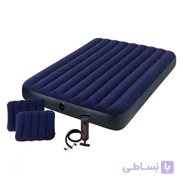 و قیمت تشک بادی طبی با پمپ باد اینتکس کد 64765 اورجینال