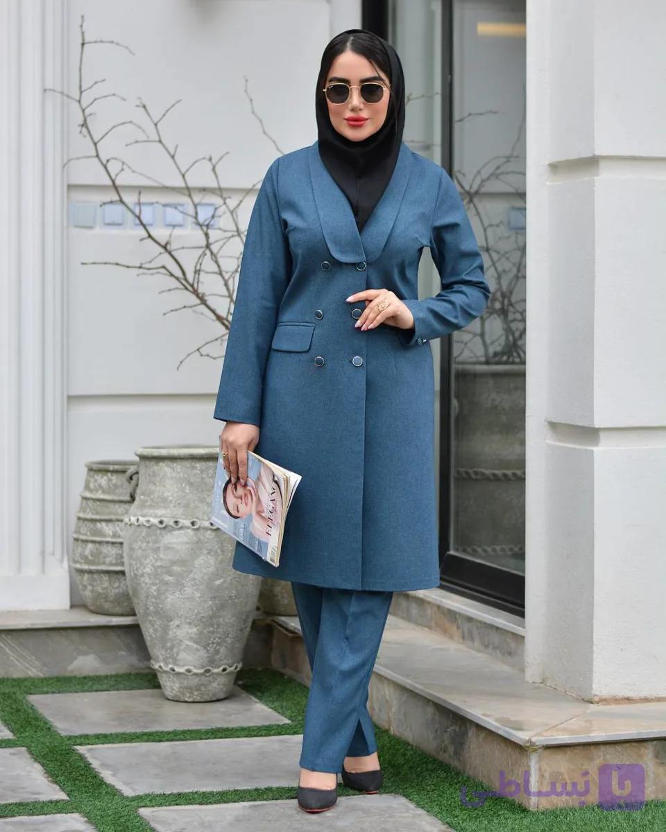 مانتو شلوار  اداری زنانه  فاستونی جلوه