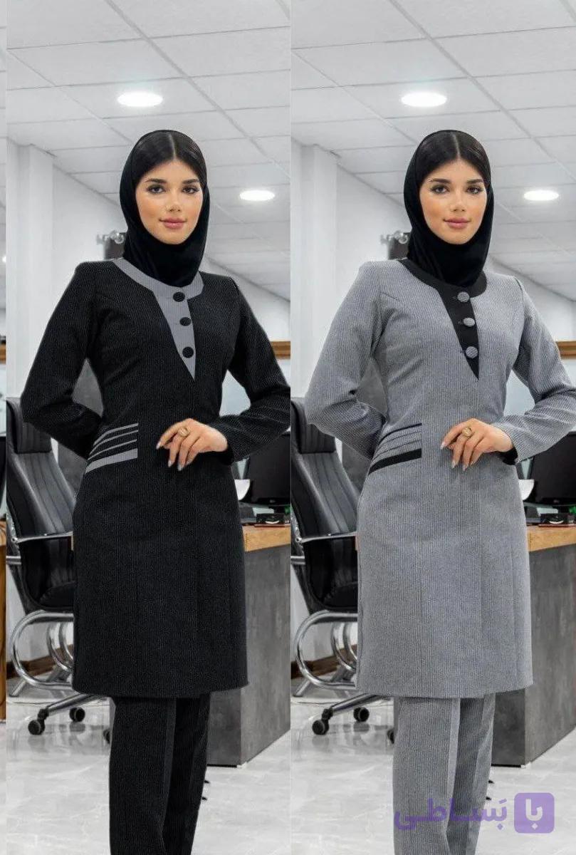 مانتو شلوار اداری  زنانه دیپلمات مدل حورا