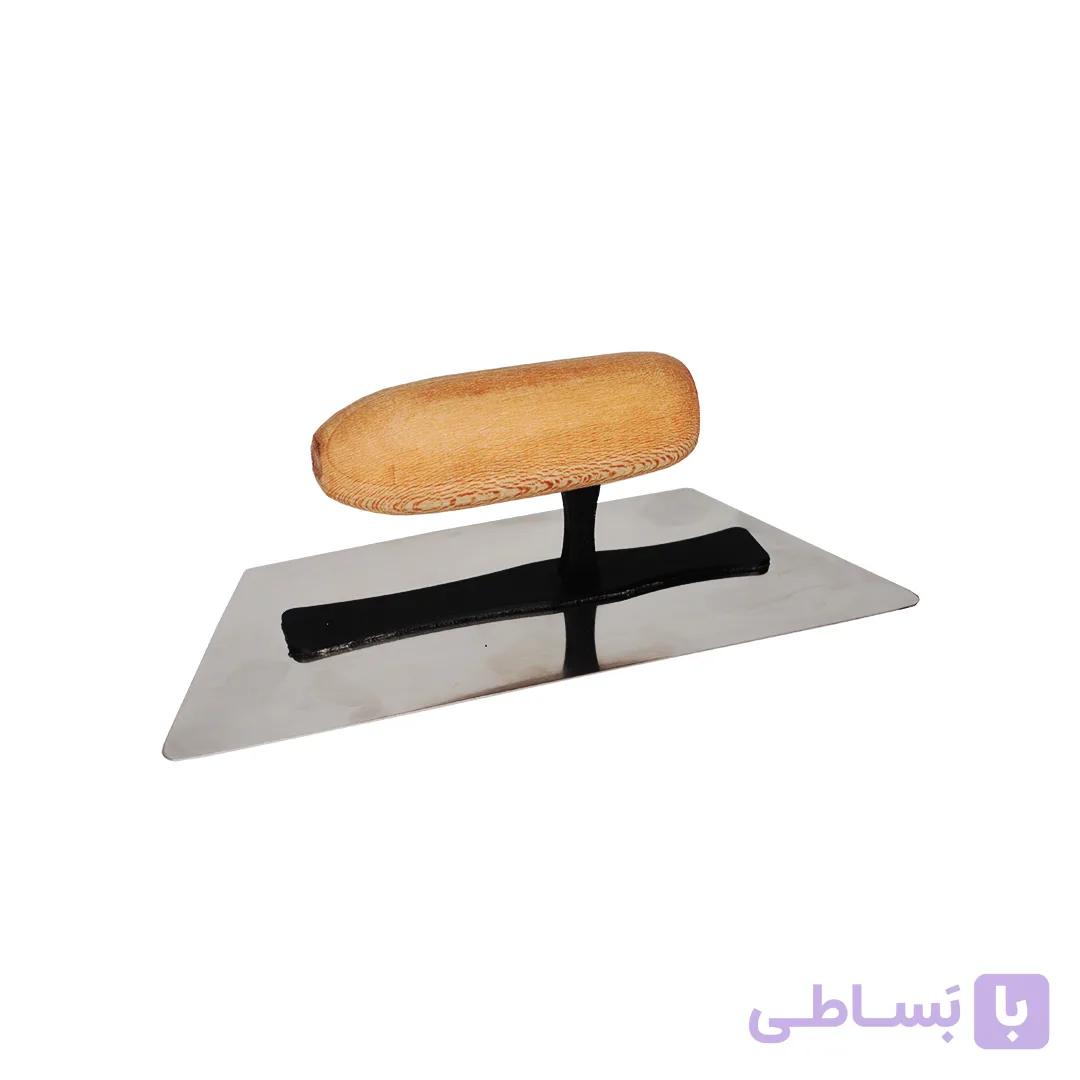 ماله استیل دسته چوبی ذوزنقه ای